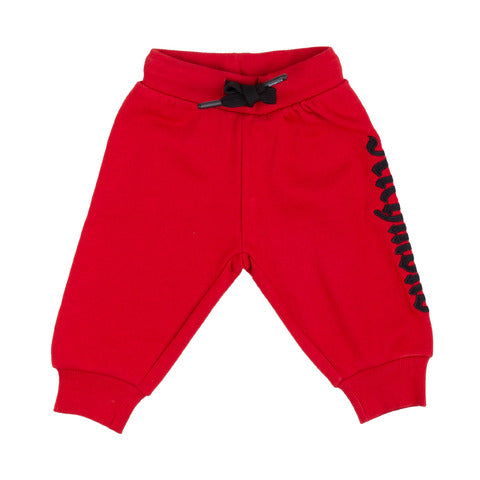 pantaloni rossi neonato