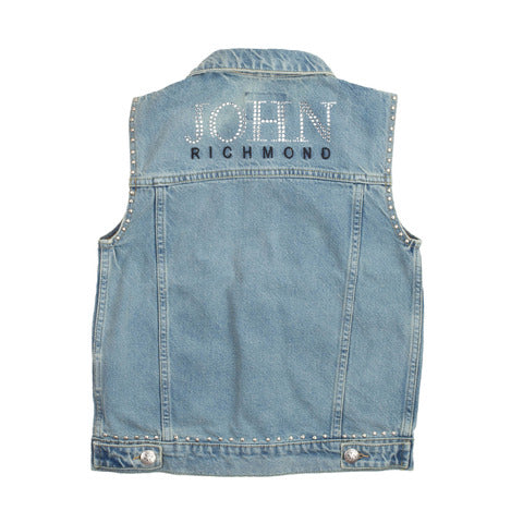 John Richmond Giacca jeans smanicata bambina