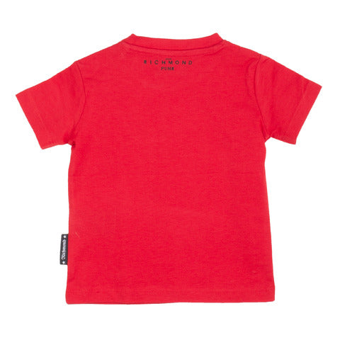 John Richmond T-shirt rossa manica corta
