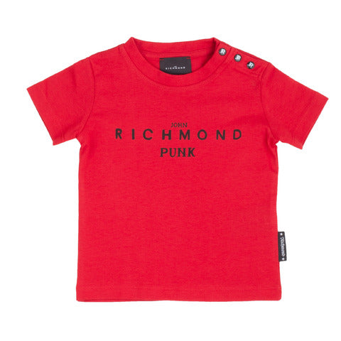 T-shirt a maniche corte per neonati rossa