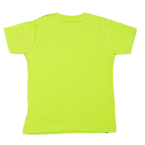 Sergio Tacchini neonato bambino T-shirt verde lime manica corta