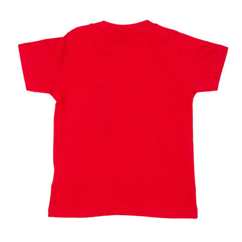 Sergio Tacchini neonato bambino T-shirt rosso manica corta