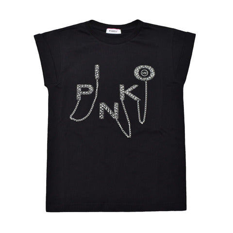 Pinko T-shirt nera ragazza