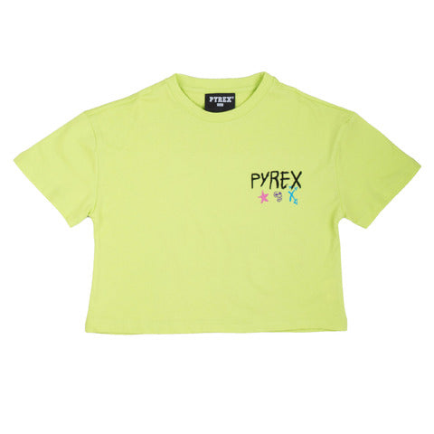 Pyrex T-Shirt gialla manica corta ragazza