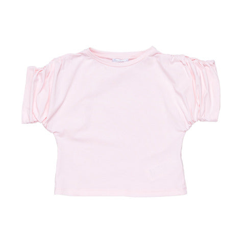 Lulu by Miss Grant bambina ragazza T-shirt rosa manica corta
