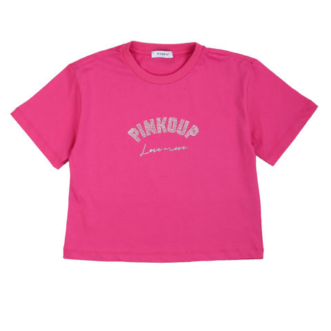 Pinko T-Shirt fucsia manica corta ragazza