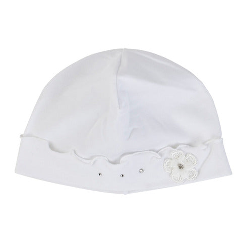 Capocubo Cappello bianco neonata