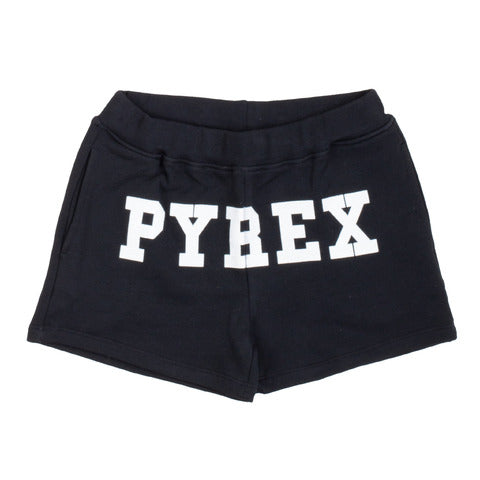 Pyrex Shorts in felpa nero bianco bambina ragazza