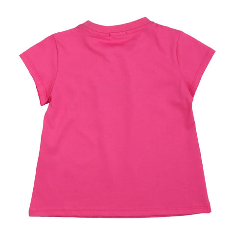 Pinko T-Shirt fucsia manica corta bambina