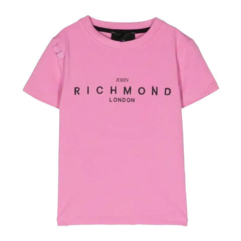 John Richmond T-Shirt manica corta rosa bambina ragazza