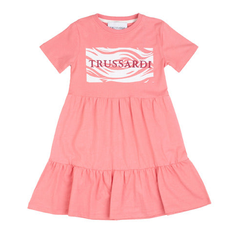 vestito rosa bambina trussardi