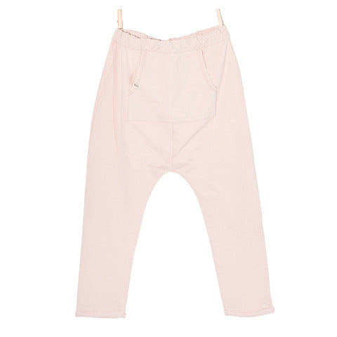 Pantaloni rosa in felpa bambina