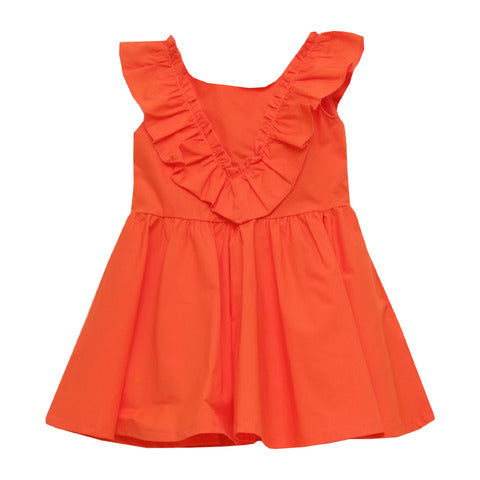 Fun & Fun Vestito arancione neonata bambina