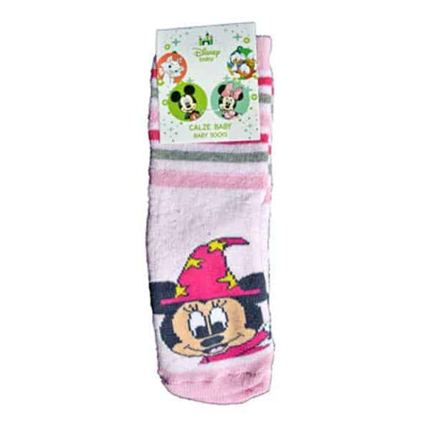 Disney Minnie calzini antiscivolo rosa neonata