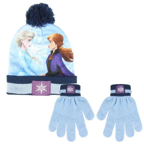 Set cappellino e guanti invernali di Frozen II per bambine