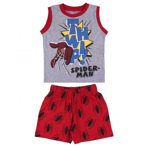 Spiderman pigiama corto estivo per bambini