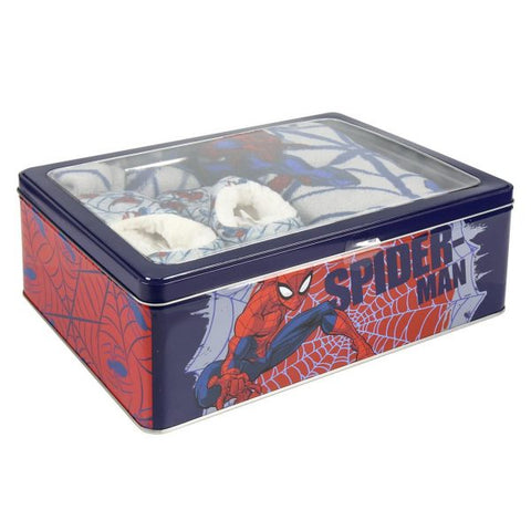 Spiderman set invernale in scatola metallica