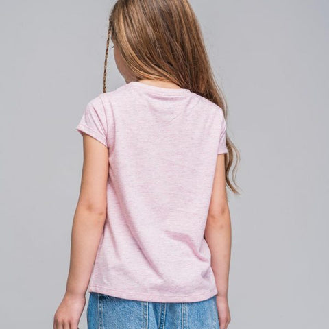 Minnie T-shirt manica corta con glitter bambina