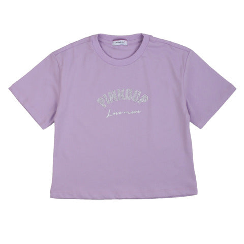 Pinko T-Shirt lilla manica corta ragazza