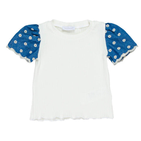 Meilisa Bai T-Shirt neonata bambina panna