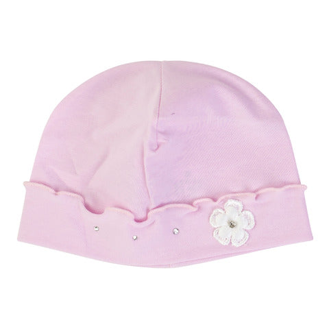 Capocubo Cappello rosa neonata