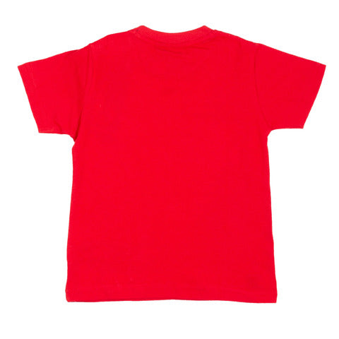 Sergio Tacchini neonato bambino T-shirt rossa manica corta