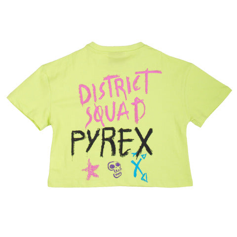 Pyrex T-Shirt gialla manica corta ragazza