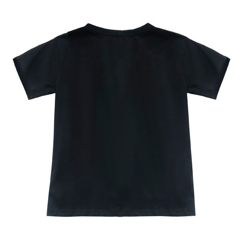 Siviglia T-Shirt nera manica corta bambino