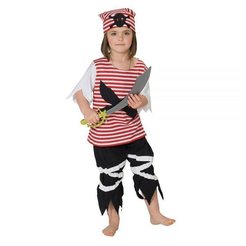 Pirata bambina Costume Carnevale Travestimento