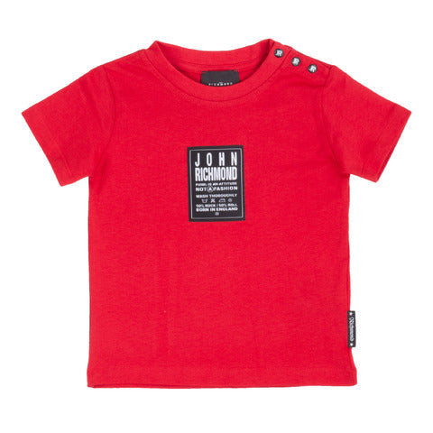 t-shirt rossa neonato