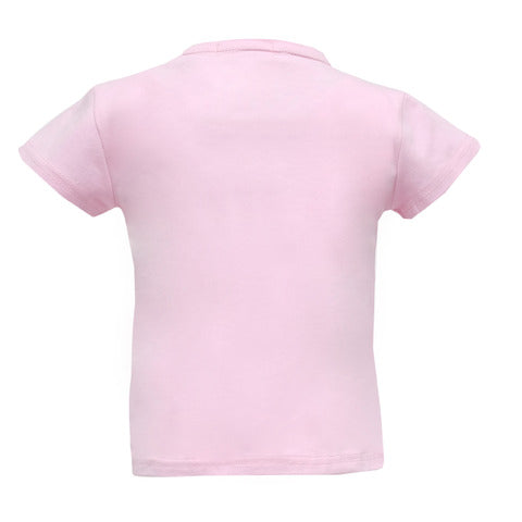Fun & Fun bambina T-shirt rosa manica corta