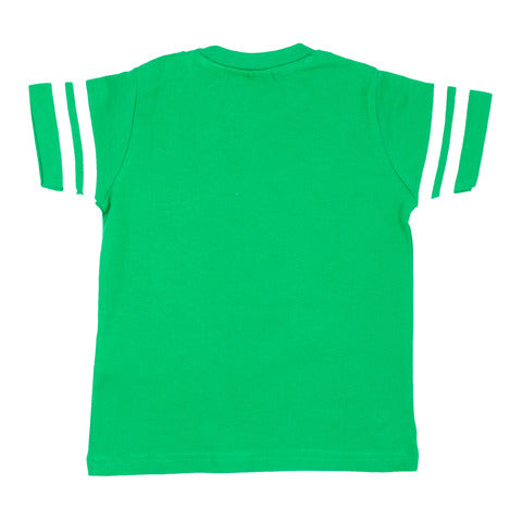 Sergio Tacchini neonato bambino T-shirt verde manica corta
