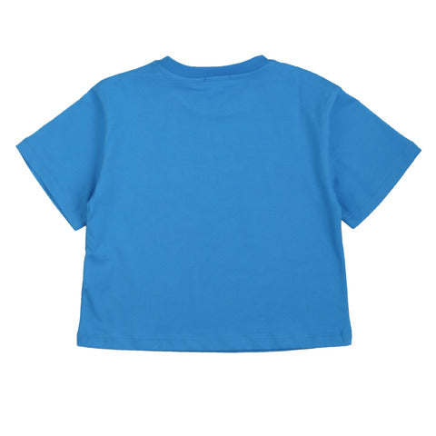 Pinko T-Shirt blu manica corta ragazza