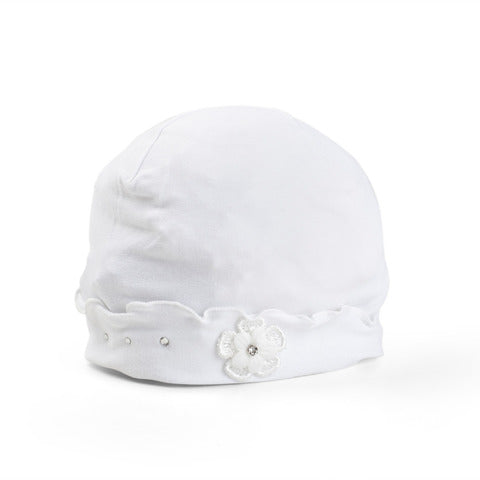 Capocubo Cappello bianco neonata