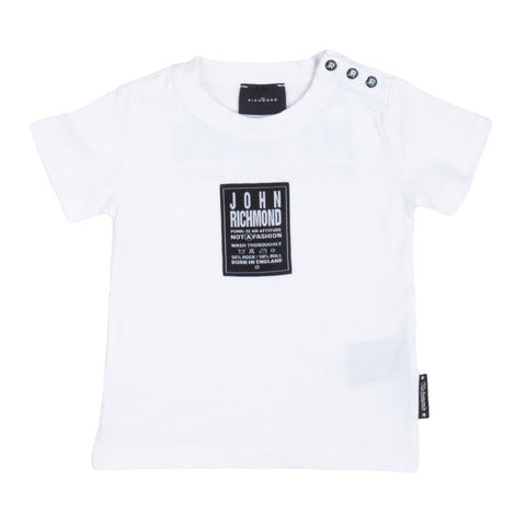 T-shirt a maniche corte per neonati in cotone