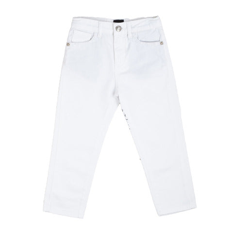 Pantaloni bianchi da bambino