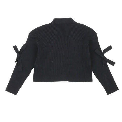 Msgm Camicia Nera Per Bambini MSGM Kids Camicia Nera Con Stampa