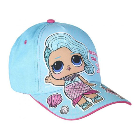 Surprise cappello con visiera azzurro bambina