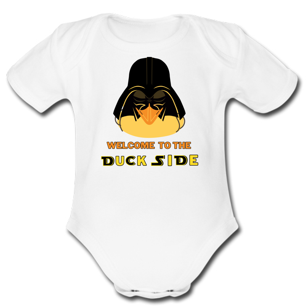 Body bianco neonati Welcome to the Duck Side– Bimbi alla Moda