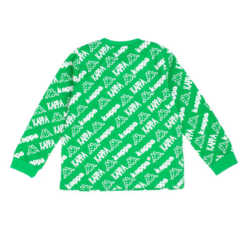 Kappa T-shirt manica lunga verde