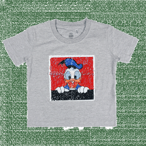 Mickey Mouse Donald Duck T-shirt with sequins