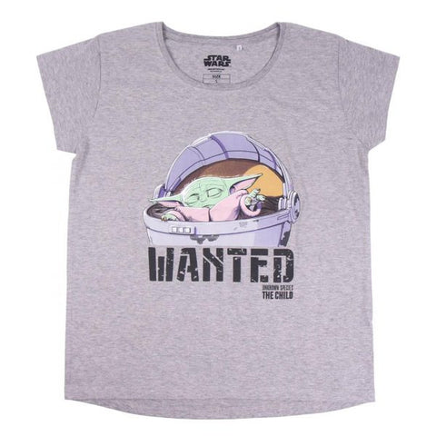 T-shirt fille femme Star Wars The Mandalorian Grugu