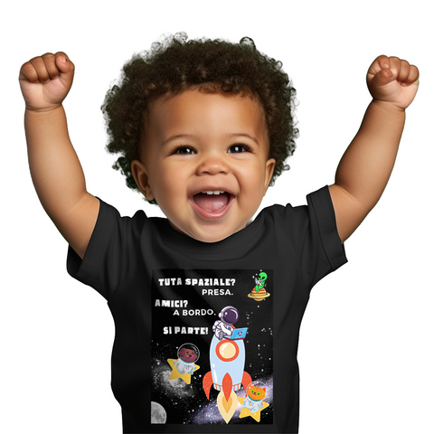 T-Shirt manica corta Bambino Space Jump amici