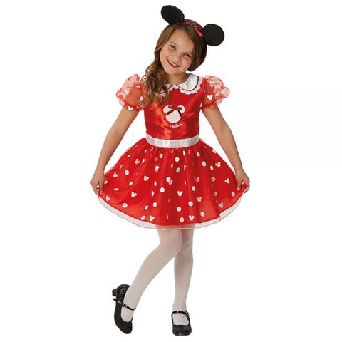 Minnie Red Dress Fancy Dress Costume