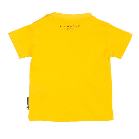 John Richmond T-shirt gialla manica corta