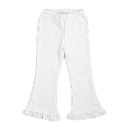 Pantaloni bianchi da bambina