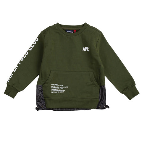Aspen polo club Military green sweatshirt