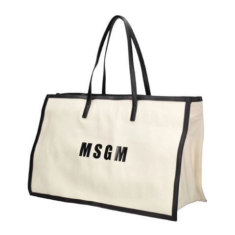 MSGM Borsa panna shopping in tela