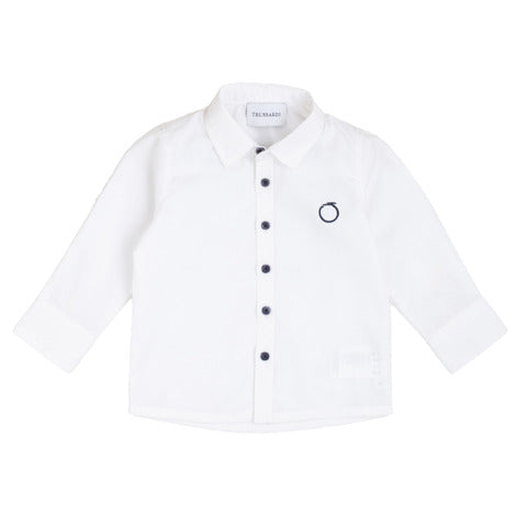 Trussardi Camicia Bianca neonato bambino