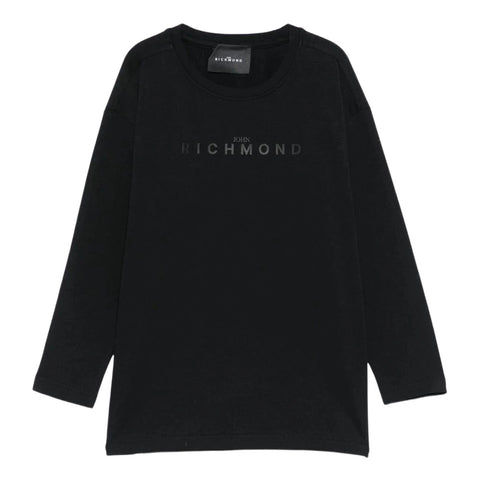 John Richmond T-Shirt tecube nera bambino ragazzo